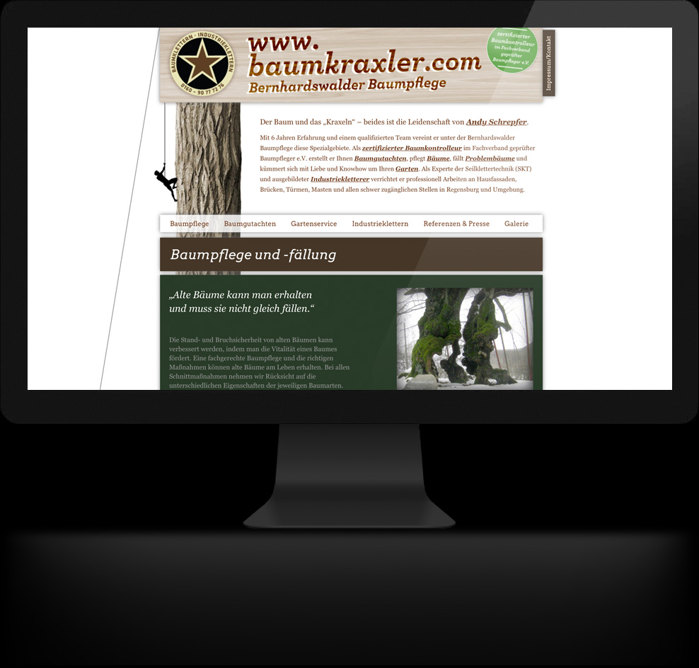 Andy Schrepfer, Bernhardswalder Baumpflege